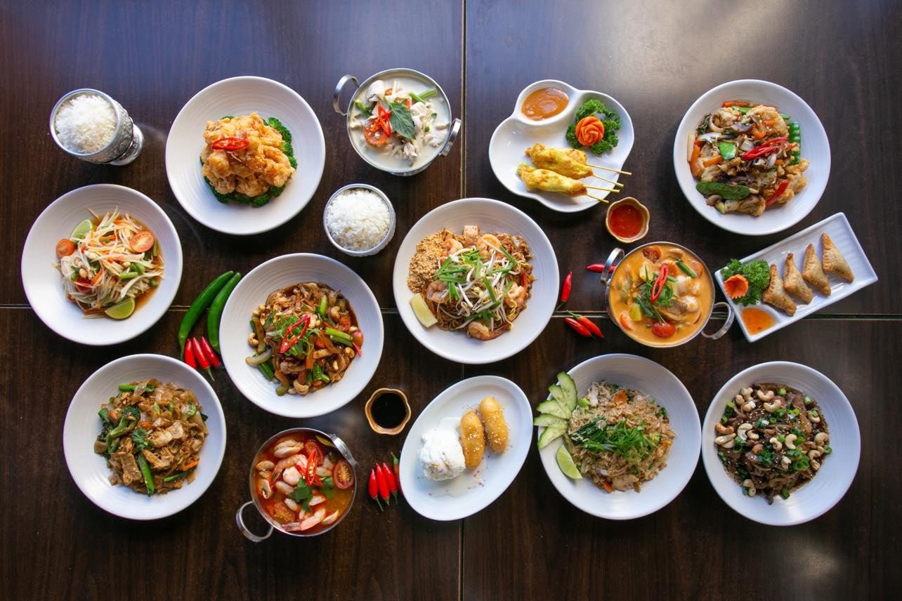 Thai food dishes